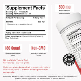 Bloofah Lycopène 500mg capsules vue de côté
