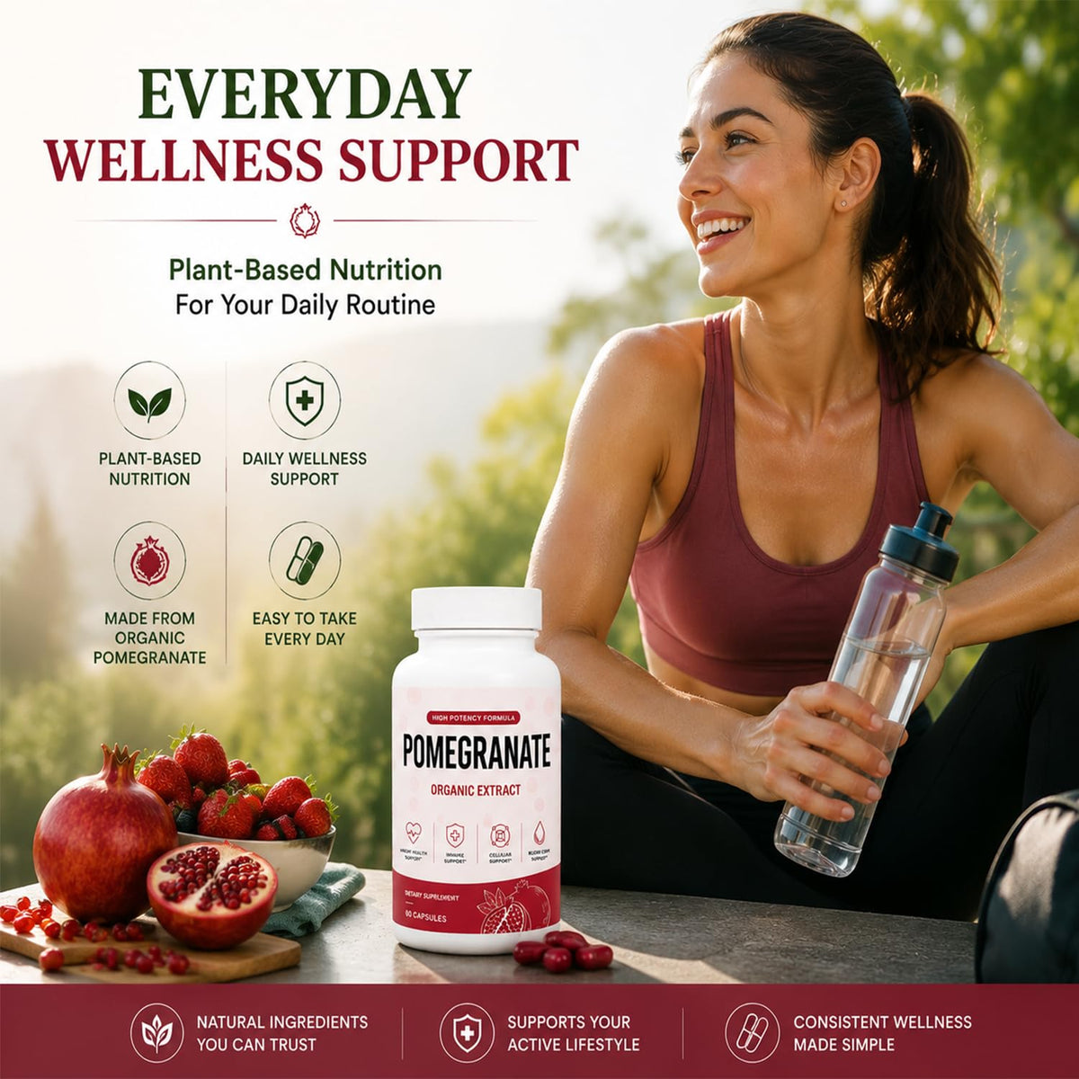 Bloomin Gummies Extrait de Grenade ouvert avec capsules visibles