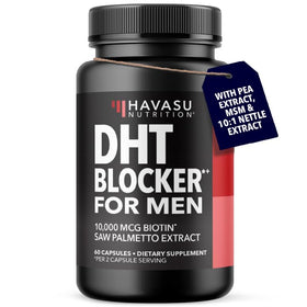 Bloqueur de DHT HAVASU NUTRITION avec biotine, vue avant
