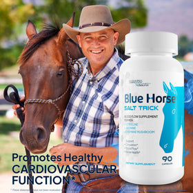 Blue Horse Salt Trick avec des ingrédients naturels