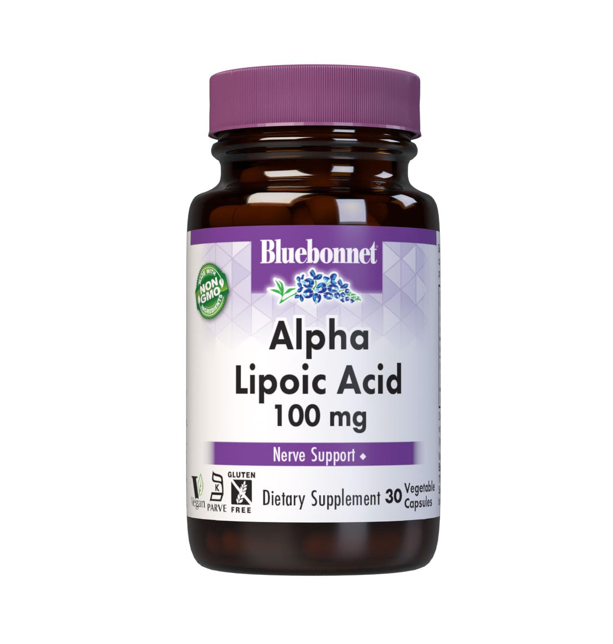 BlueBonnet Acide Alpha-Lipoïque 100 mg boîte avant vue