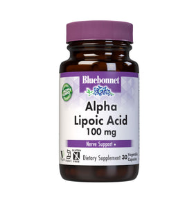 BlueBonnet Acide Alpha-Lipoïque 100 mg boîte avant vue