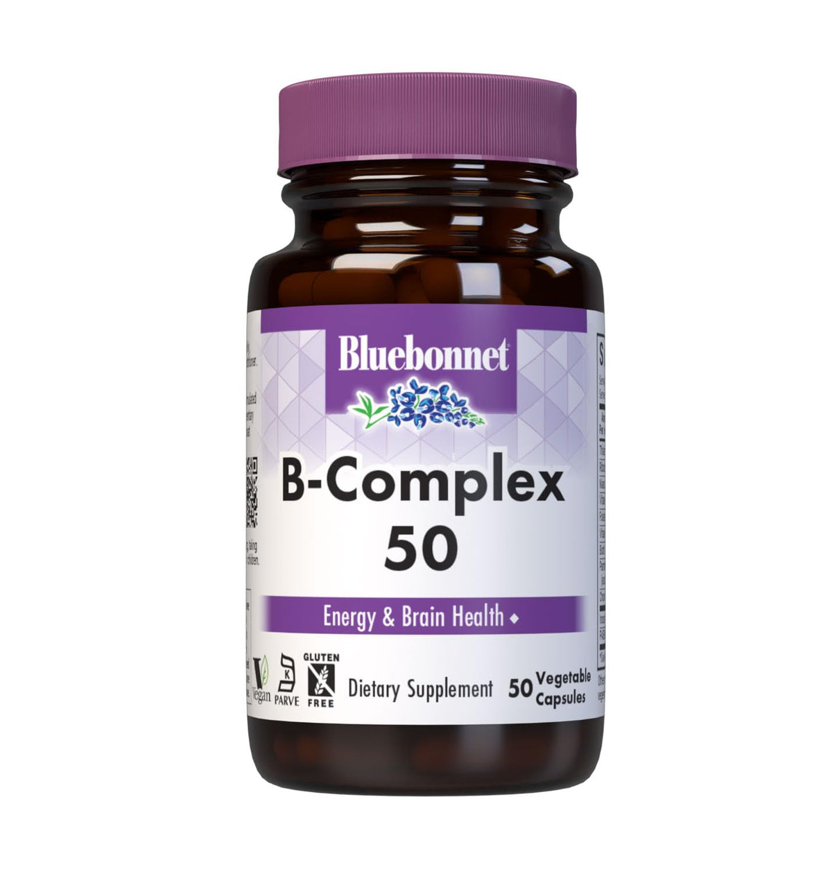 BlueBonnet B Complex 50 Capsules Végétales - vue de face