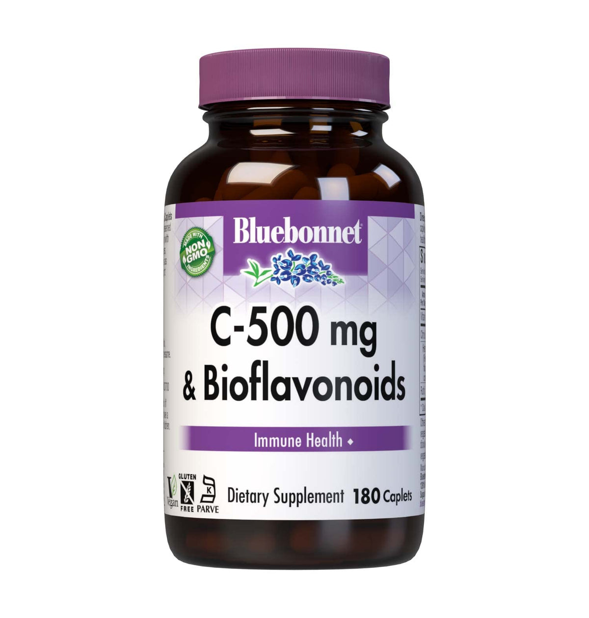 BlueBonnet C-500 mg caplets front view