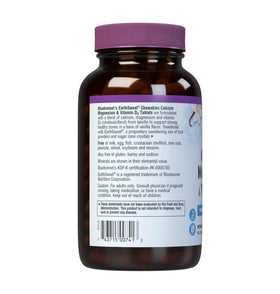 BlueBonnet Calcium Magnésium D3 comprimés à la vanille côté