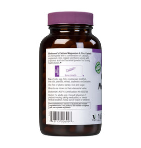 BlueBonnet Calcium Magnésium Zinc 180 comprimés sur fond blanc