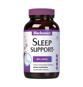 BlueBonnet Complément Alimentaire Sommeil 30 Capsules Végétales - vue de face