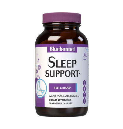 BlueBonnet Complément Alimentaire Sommeil 30 Capsules Végétales - vue de face