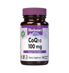 BlueBonnet CoQ-10 Capsules Végétales 100 mg - Boîte de 30 capsules