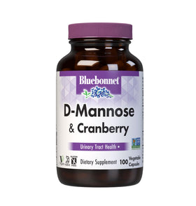 BlueBonnet D-Mannose et Cranberry 100 gélules face avant