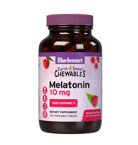 BlueBonnet EarthSweet Mélatonine 10 mg comprimés à mâcher vue de face