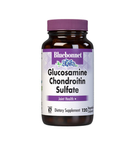 BlueBonnet Glucosamine Chondroitin 120 capsules végétales, vue avant