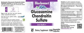BlueBonnet Glucosamine Chondroitin 120 capsules végétales, vue de côté