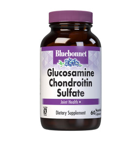 BlueBonnet Glucosamine Chondroitin 60 capsules végétales vue de face