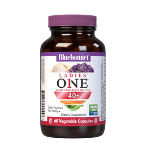BlueBonnet Ladies ONE 40+ Multivitamines 60 capsules vue de face