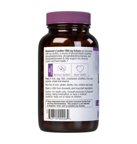 BlueBonnet Lécithine 1365 mg gélules souples avec étiquette
