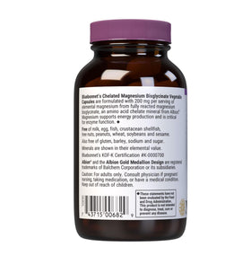 BlueBonnet Magnésium Chélaté 200 mg - Vue de la Boîte