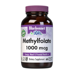 BlueBonnet Methylfolate 1000 mcg capsule végétale vue de face