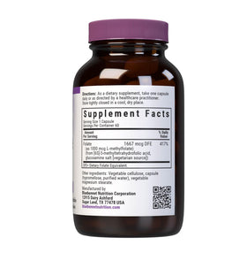 BlueBonnet Methylfolate 1000 mcg emballage recyclable