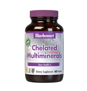 BlueBonnet Multimineraux Chélatés 60 comprimés, vue avant