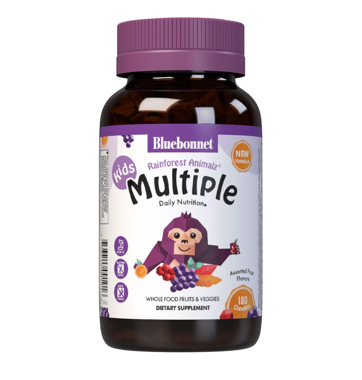 BlueBonnet Multivitamines Animaux à Croquer 180 Comprimés vue avant