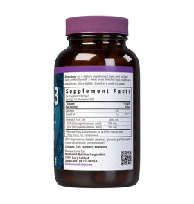 BlueBonnet Omega 3 1000 mg gélules souples arrière