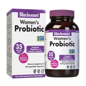 BlueBonnet Probiotique Femme 35 Milliards CFU bouteille vue avant