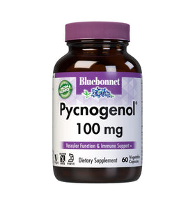BlueBonnet Pycnogenol 100 mg capsules végétales, vue de face