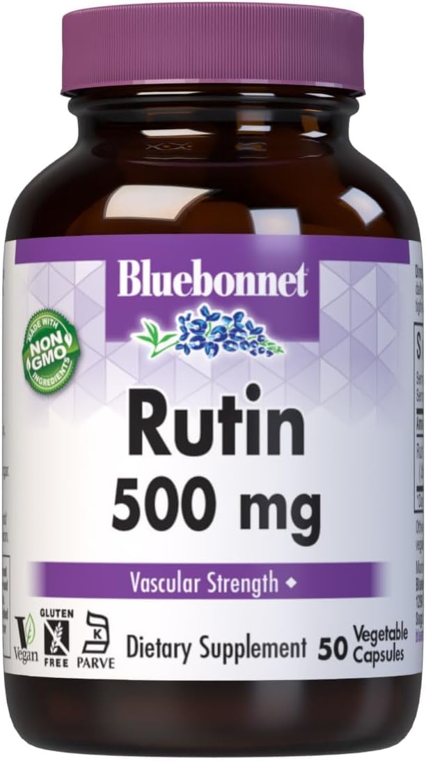 BlueBonnet Rutin 500mg complément alimentaire végétal, vue avant
