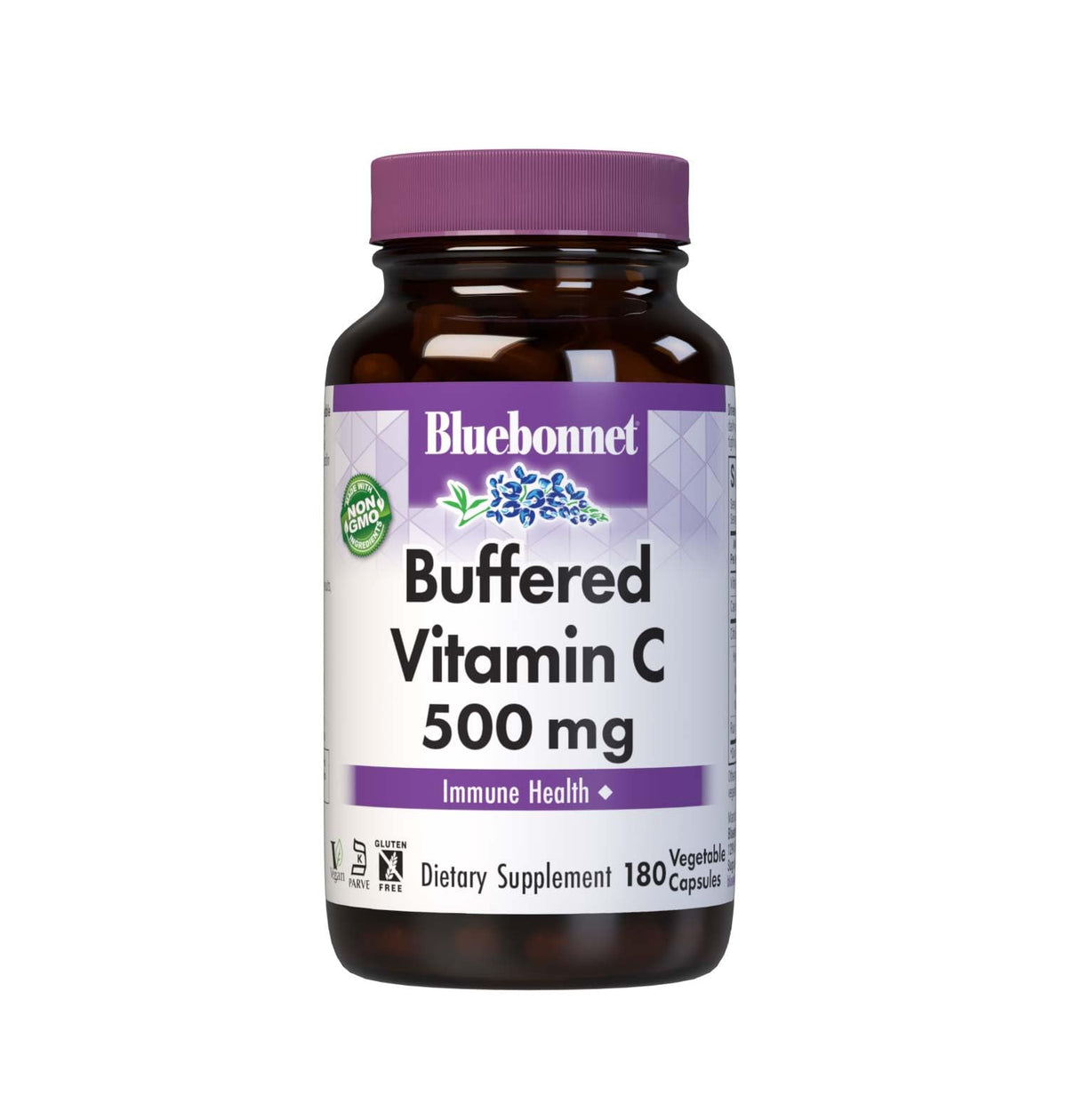 BlueBonnet Vitamine C 500 mg Capsules Végétales - vue avant