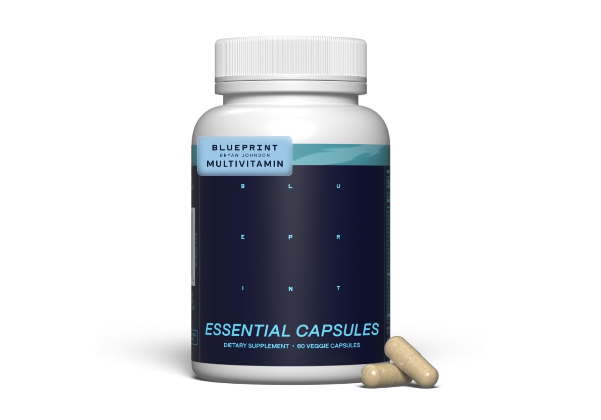 Blueprint Bryan Johnson Capsules Essentielles avant vue