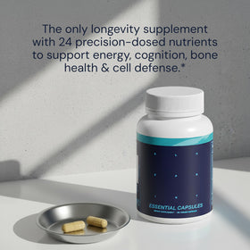 Blueprint Bryan Johnson Capsules Essentielles avec des ingrédients naturels