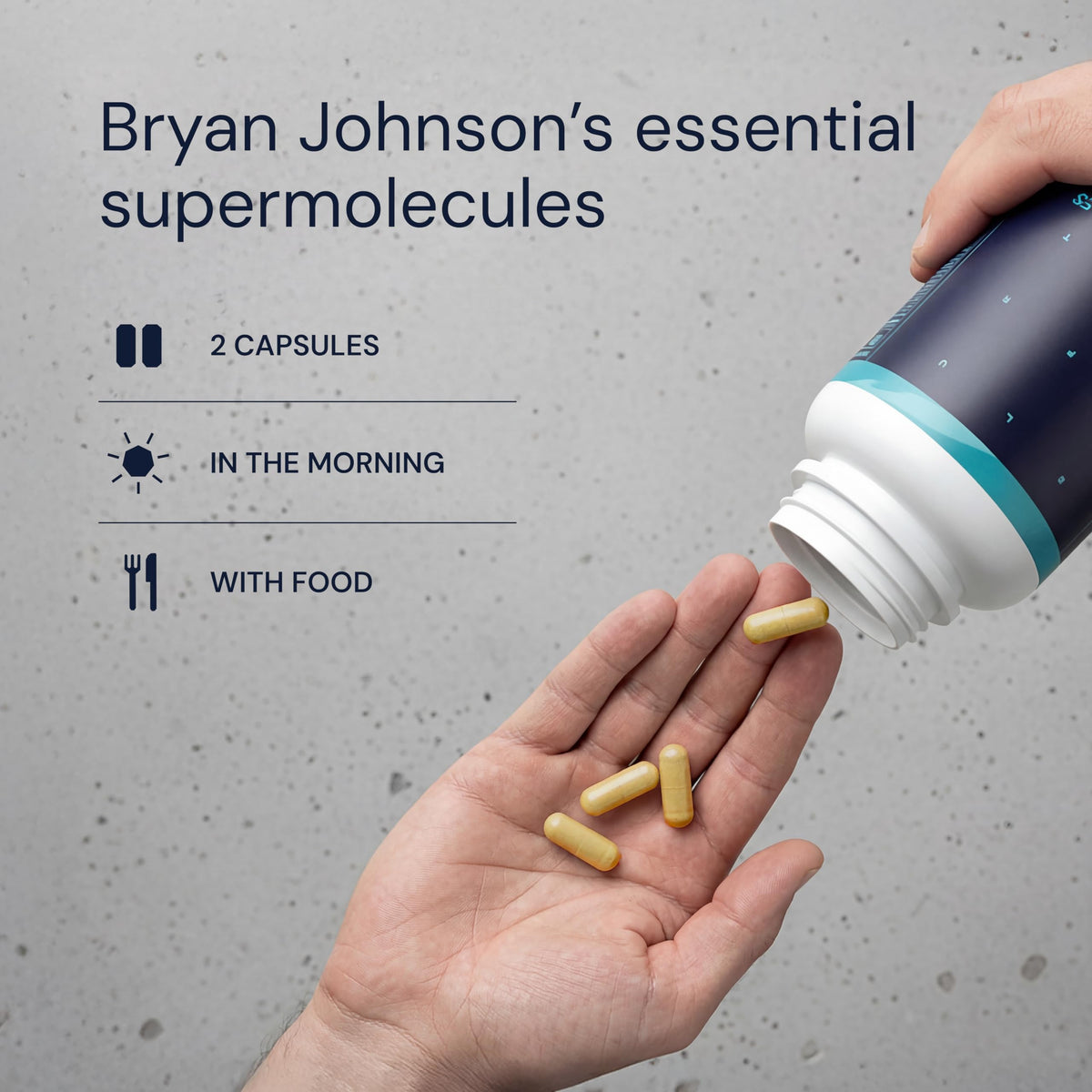 Blueprint Bryan Johnson Capsules Essentielles en mode de vie actif