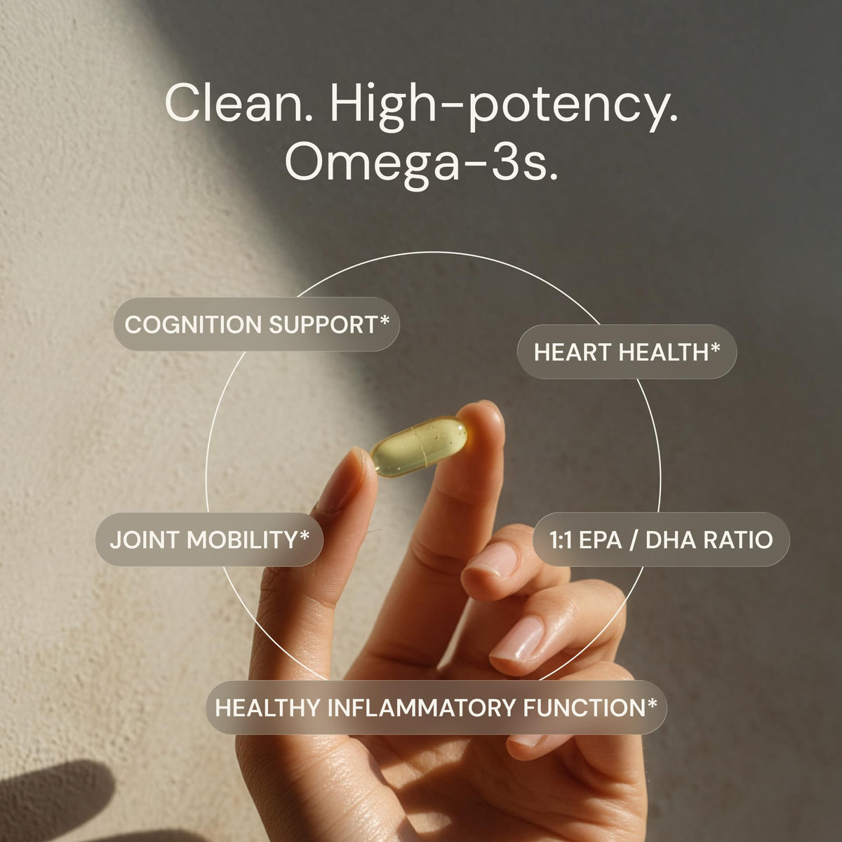 Blueprint Bryan Johnson Omega-3 Végétalien 800mg EPA/DHA arrière