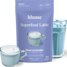 Blume Latte Superfood Bleu Lavande emballage avant