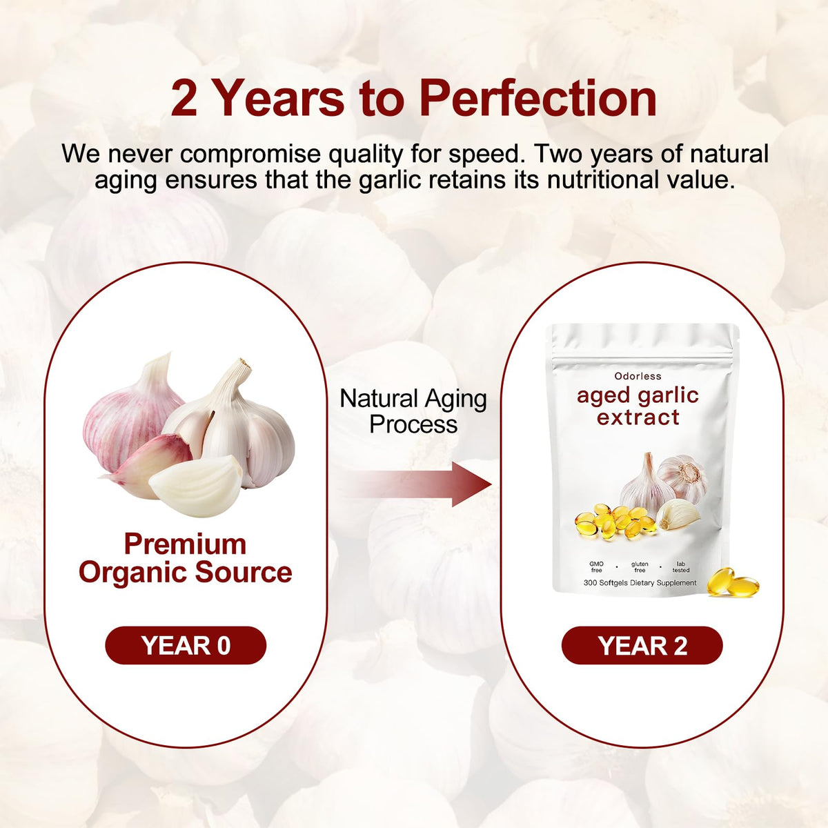 Blumskin Ail Vieilli capsules à base d'ail biologique