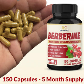 BMVINVOL Berbérine capsules sur une table