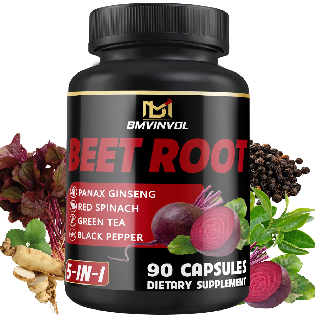 BMVINVOL Capsules de Betterave, boîte de 90 comprimés