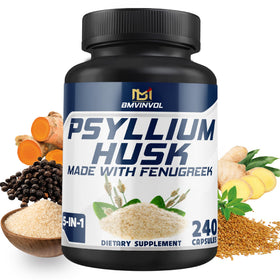 BMVINVOL capsules de psyllium 240 capsules vue de face