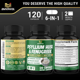 BMVINVOL Complément Alimentaire Psyllium 120 Capsules en situation