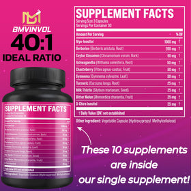 BMVINVOL Inositol 90 capsules avec étiquette