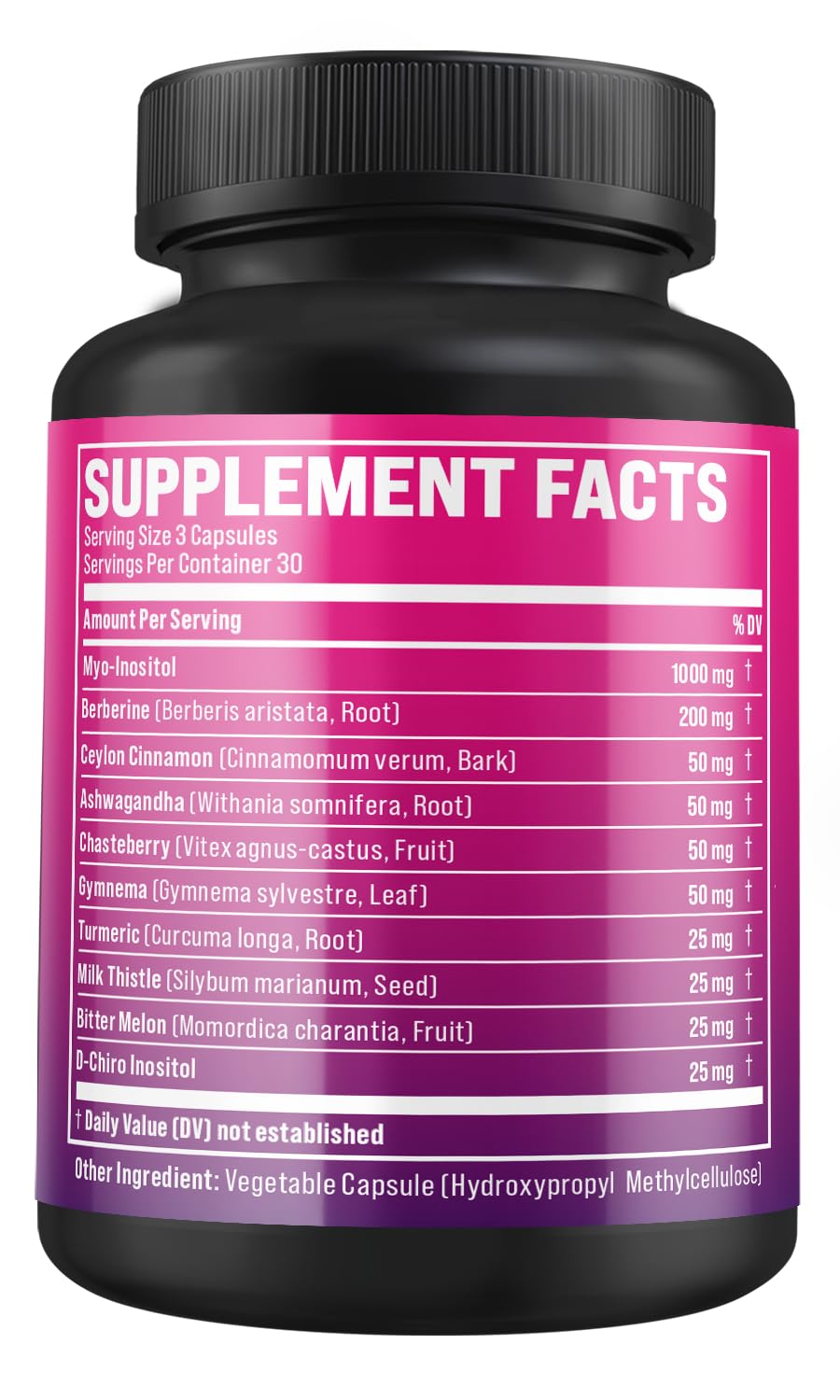 BMVINVOL Inositol 90 capsules sur une table en bois
