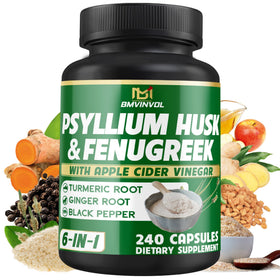 BMVINVOL Psyllium 240 capsules vue de face avec étiquette
