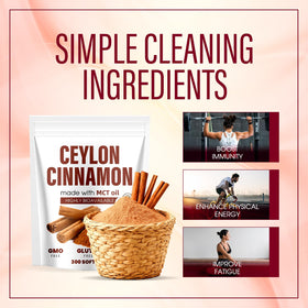BnPnCn Canelle de Ceylan gélules sur un fond en bois
