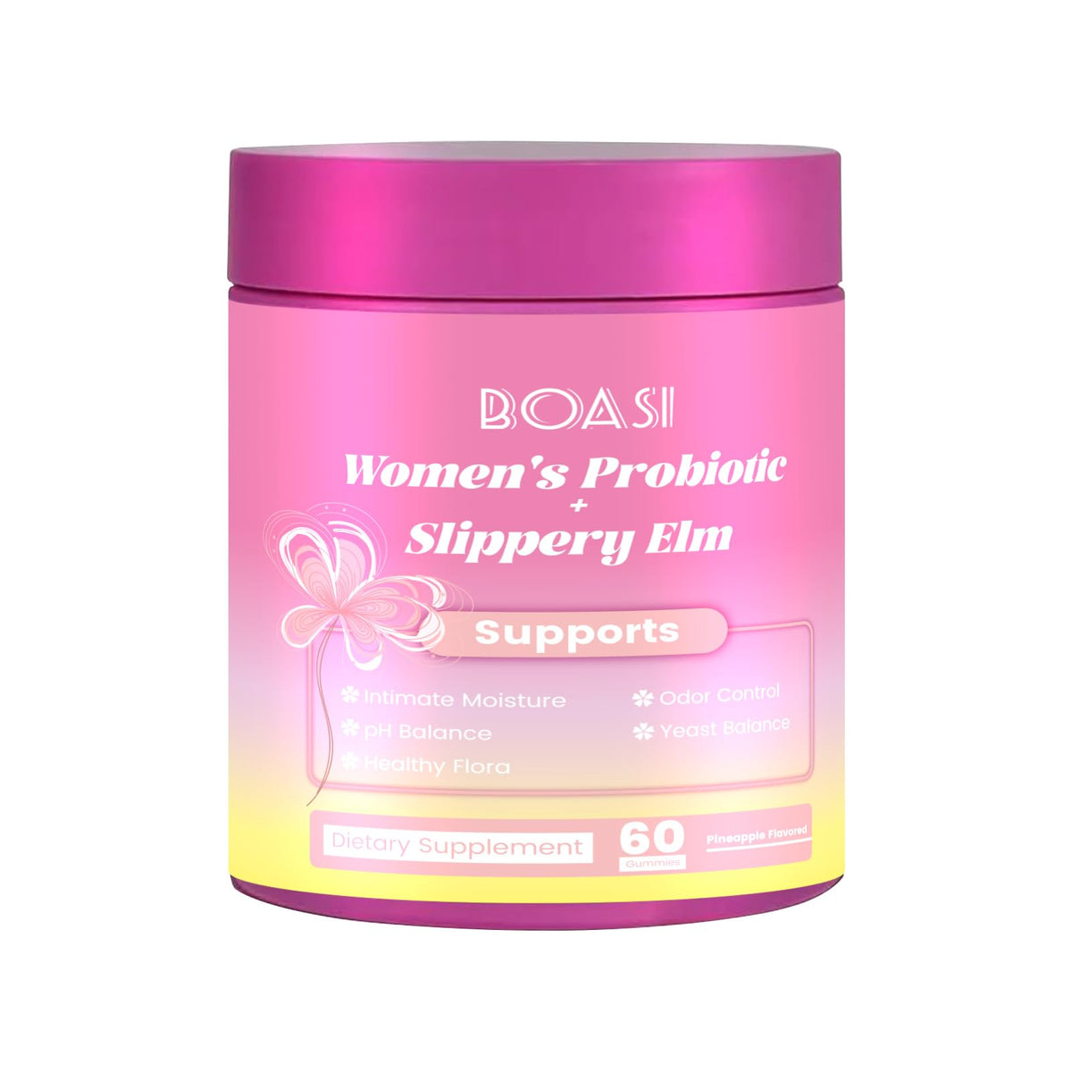 Boasi Gélifiés à l'Huile de Slippery Elm pour Femmes - vue de face