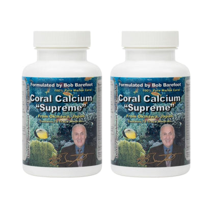 BOB'S BEST Calcium Corallien Suprême flacon de 90 capsules transparentes
