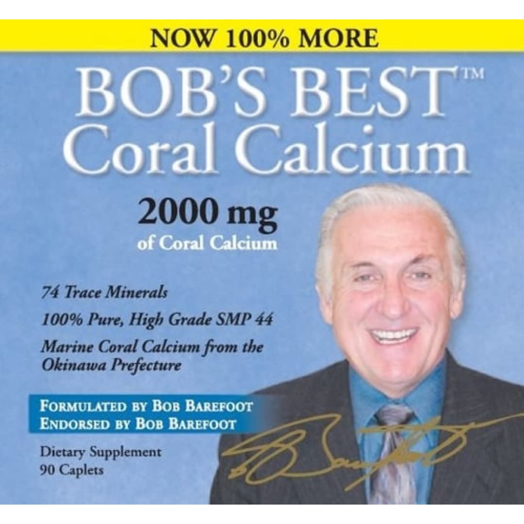 BOB'S BEST Coral Calcium 2000 mg caplets avec dosage