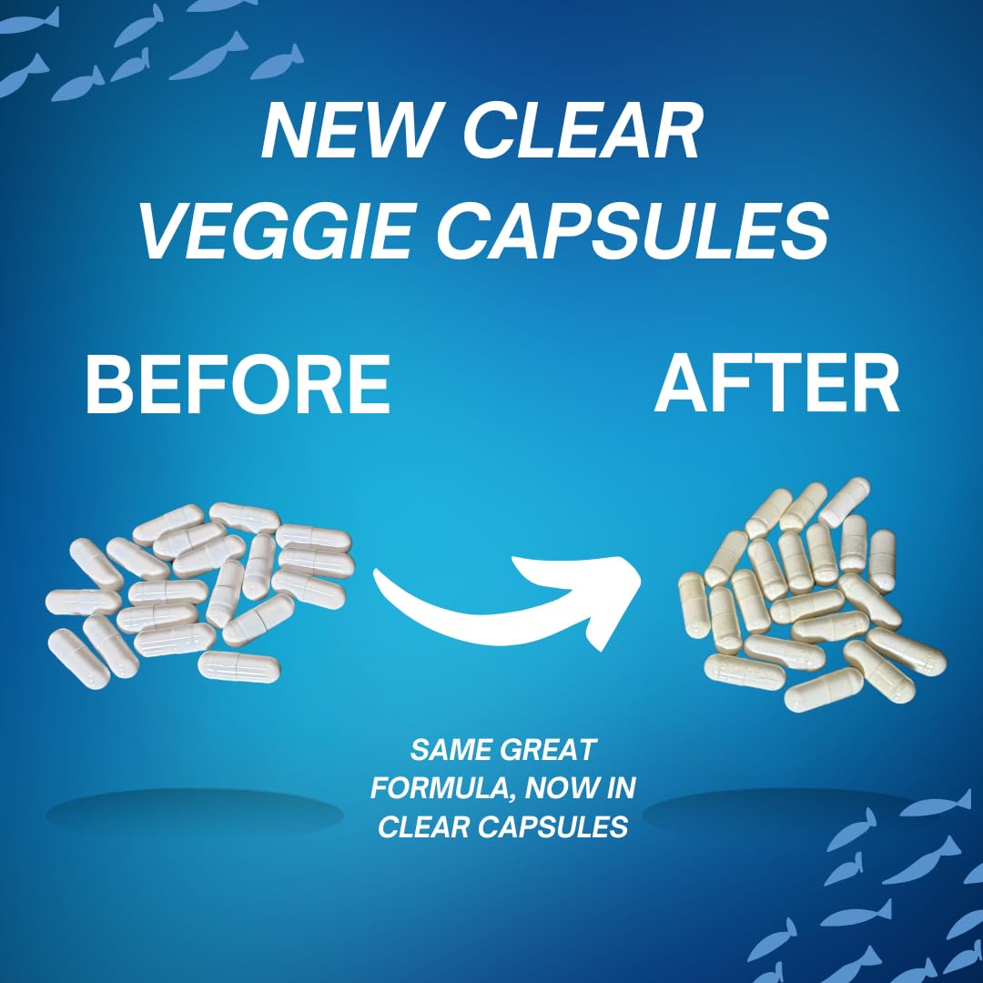 BOB'S BEST Coral Calcium capsules à côté d'une main