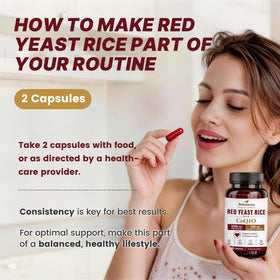 Bobabemo Riz de Levure Rouge avec des pilules à côté