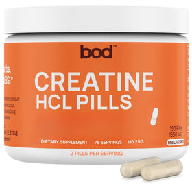 Bod Capsules de Créatine HCL 150 pilules vue de face